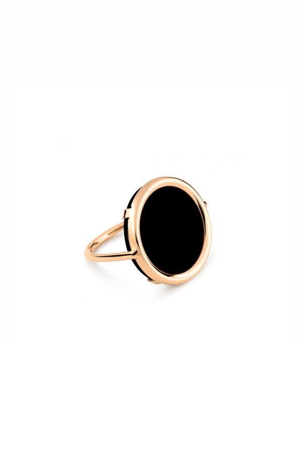 Bague circle onyx Ginette NY