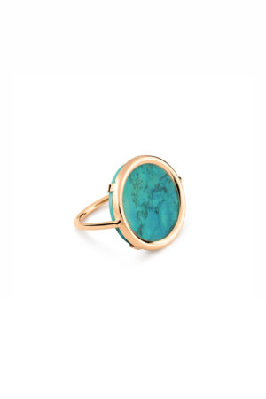 Bague circle turquoise Ginette NY